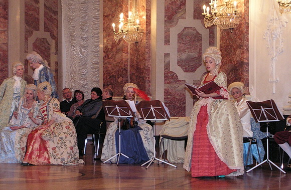 Musikalische "Akademie" im Rittersaal des Mannheimer Schlosses beim Eröffnungsfest 2007
