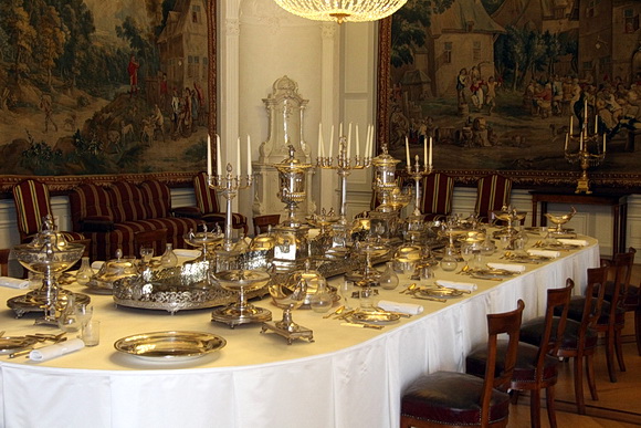 Speisesaal des Großherzogs von Baden im Mannheimer Schloss