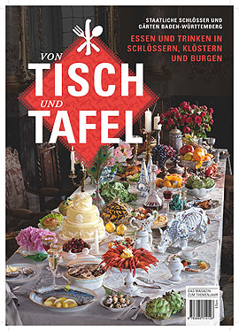 Titelmotiv des Themenjahrs "Von Tisch und Tafel" (SSG)