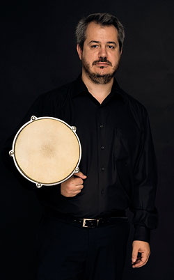 David Mayoral (Percussionist bei Jordi Savall, Hesperion XXI und dem Ensemble „l'arpeggiata“) 