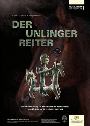 Plakat zur Sonderausstelung "Der Unlinger Reiter"