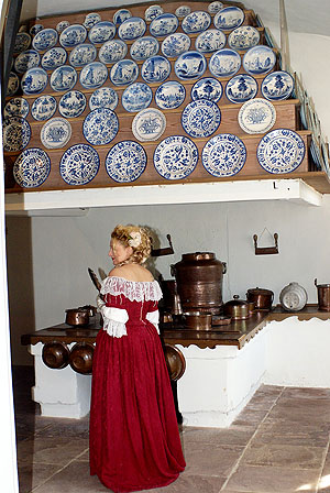 Schauküche in Schloss Favorite. Foto: kulturer.be