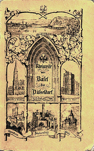 Johann August Klein, Rheinreise, 1843. Titelblatt. Bayerische Staatsbibliothek München, CC BY-SA 3.0