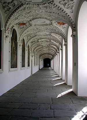Schloss und Kloster Salem, Bernhardusgang in der Prälatur. Foto: kulturer.be