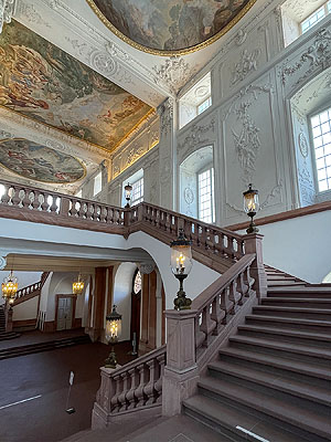 Schloss Mannheim: Haupttreppenhaus. Foto: kulturer.be
