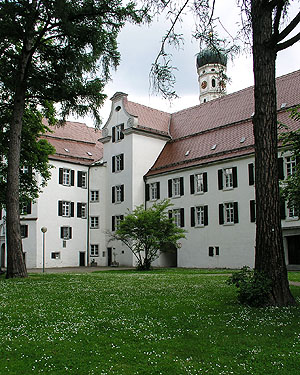 Kloster Schussenried, Innenhof der Anlage. Foto: kulturer.be