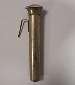 Erkenbert-Musyeum, Frankenthal: Bierwärmer in Form eines Metallzylinders. Foto: Museum