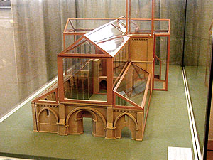 Frankenthal, Modell der Klosterkirche. Erkenbert-Museum. Foto: kulturer.be