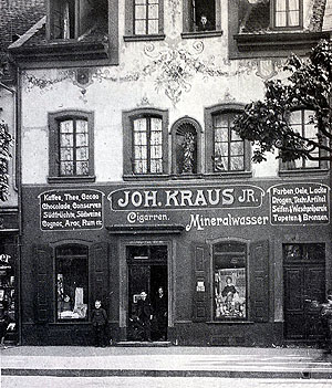 Ansicht des Kaufhaus Kraus. Altertumsverein Frankenthal