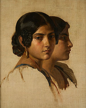 Franz Xaver Winterhalter, Studie eines italienischen Mädchens, 1834, Leihgabe aus Privatbesitz, Foto: Axel Killian