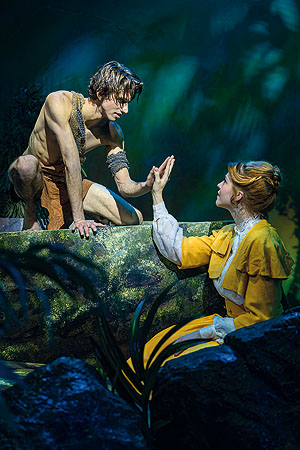 Szenenfoto aus "Tarzan - Das Musical". Foto: Nilz Böhme, Theater Liberi