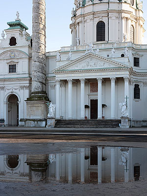 Wien, Kirche des Heiligen Karl Borromäus. Foto: Werner Feiersinger
