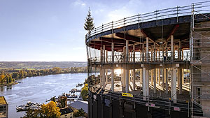 Konstanz, Asisi-Panorama im Bau