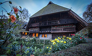 Abenstimmung am Vogtsbauernhof