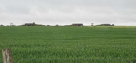 Deutsche Geschützstellungen bei Longues-sur-Mer.