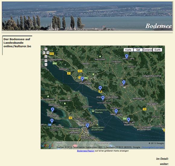 Bodensee-Karte aud Landeskunde-online/kulturer.be