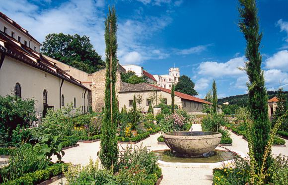 Bastionsgarten auf der Willibaldsburg bei Eichst&auml;tt. 
