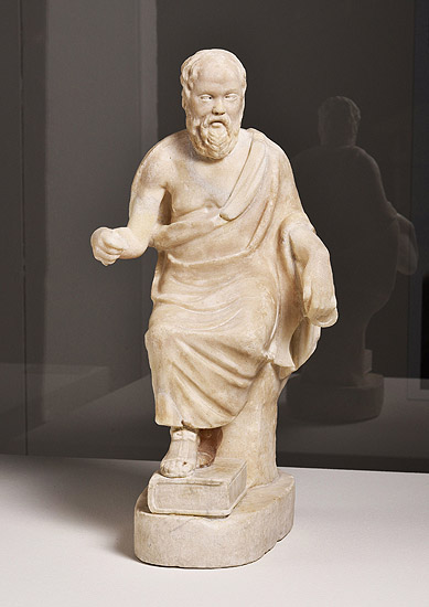 Philosophenstatuette aus den röm. Nationalmuseen © Badisches Landesmuseum Karlsruhe