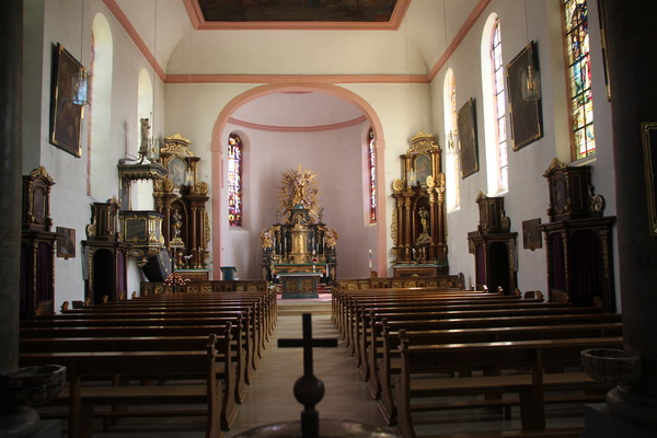 Simmern, Kirche St. Josef, mit Unterst&uuml;tzung des Kurf&uuml;rsten Carl Theodor gebaut und 1752 geweiht. 