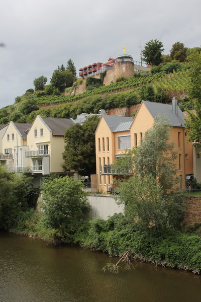 Bad Kreuznach: Ruine der Kauzenburg über der Nahe