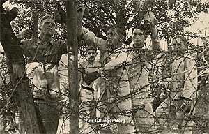 Bau des Grenzzaunes auf dem Tüllinger Berg 1942 © Bestand Vetter, KrA LÖ 