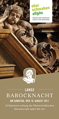 Flayer zur Oberschwäbischen Barocknacht