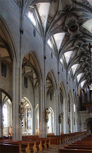 Langhaus des Münsters St. Nikolaus in Überlingen