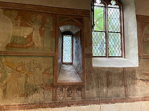 Wandmalereien in St. Vitus in Heidelberg