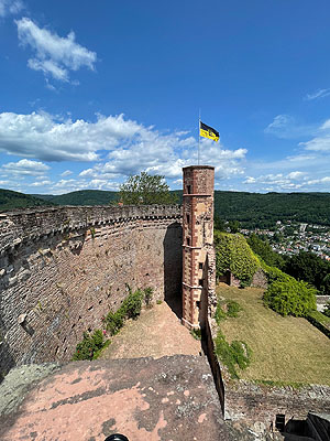 Dilsberg, Mantelmauer
